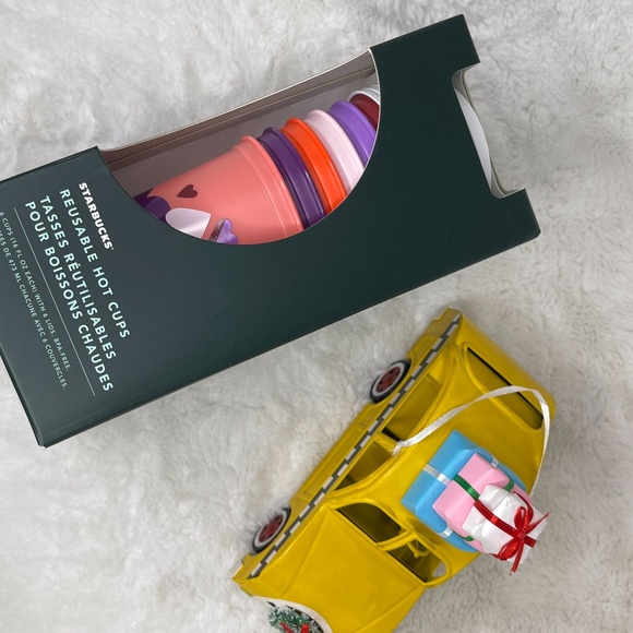 Starbucks Valentines Day Reusable Hot Cups -6 pack - Picture 2 of 4